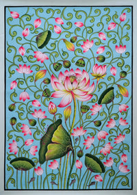 Kamal Vatika – Pichwai Painting
