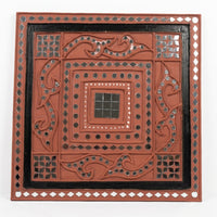 Traditional Lippan Mirror Wall Art