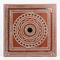 Circular Mandala Lippan Mirror Wall Art