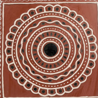 Circular Mandala Lippan Mirror Wall Art