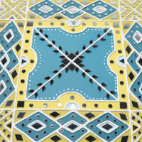 Square Ornamental Lippan Mirror Wall Art