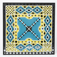 Square Ornamental Lippan Mirror Wall Art