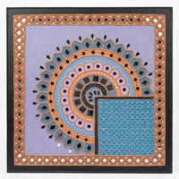 Square Harmony Lippan Mirror Wall Art