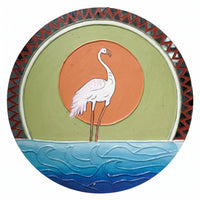 Flamingo Design Lippan Mirror Wall Art