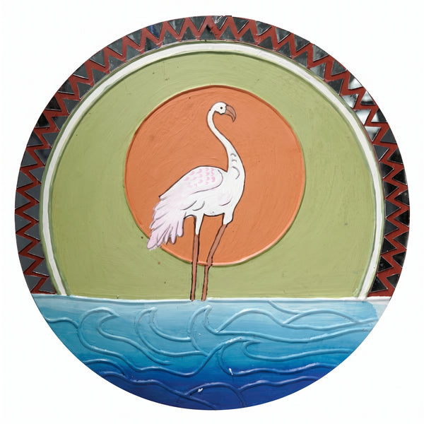 Flamingo Design Lippan Mirror Wall Art