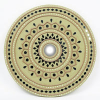 Radiant Mandala Lippan Mirror Wall Art