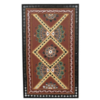 Geometric Heritage Lippan Mirror Wall Art