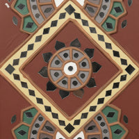 Geometric Heritage Lippan Mirror Wall Art
