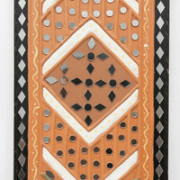 Diamond Motif Lippan Mirror Wall Art