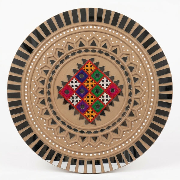 Elegant Kutch Mirror Wall Décor