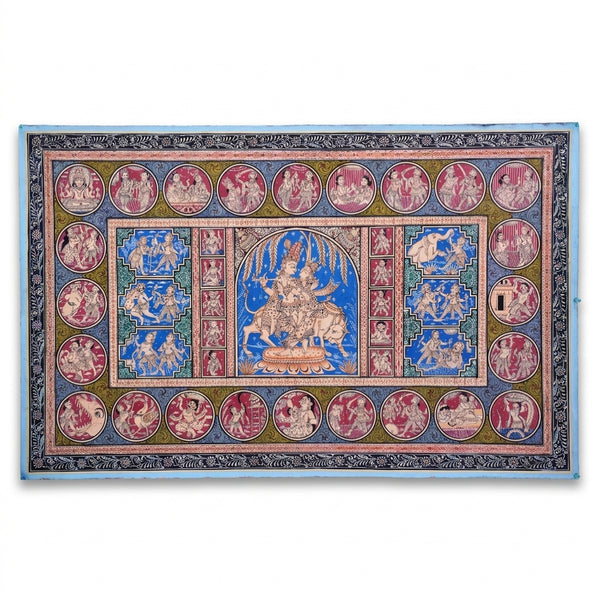 Krishna Ras Leela – Pattachitra Painting