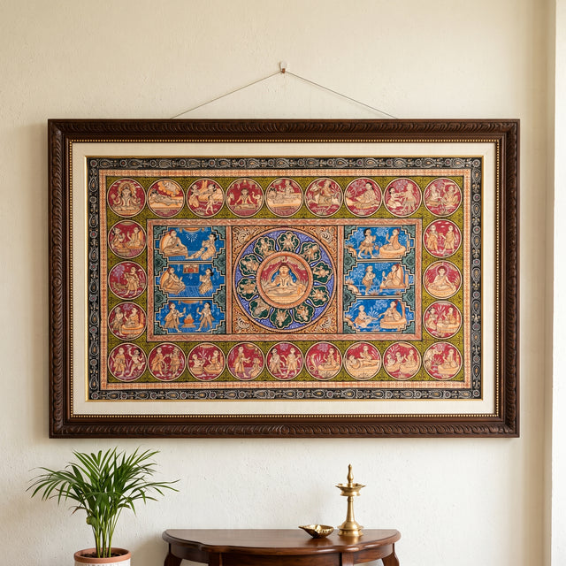 Ashta Vinayak – Pattachitra Painting
