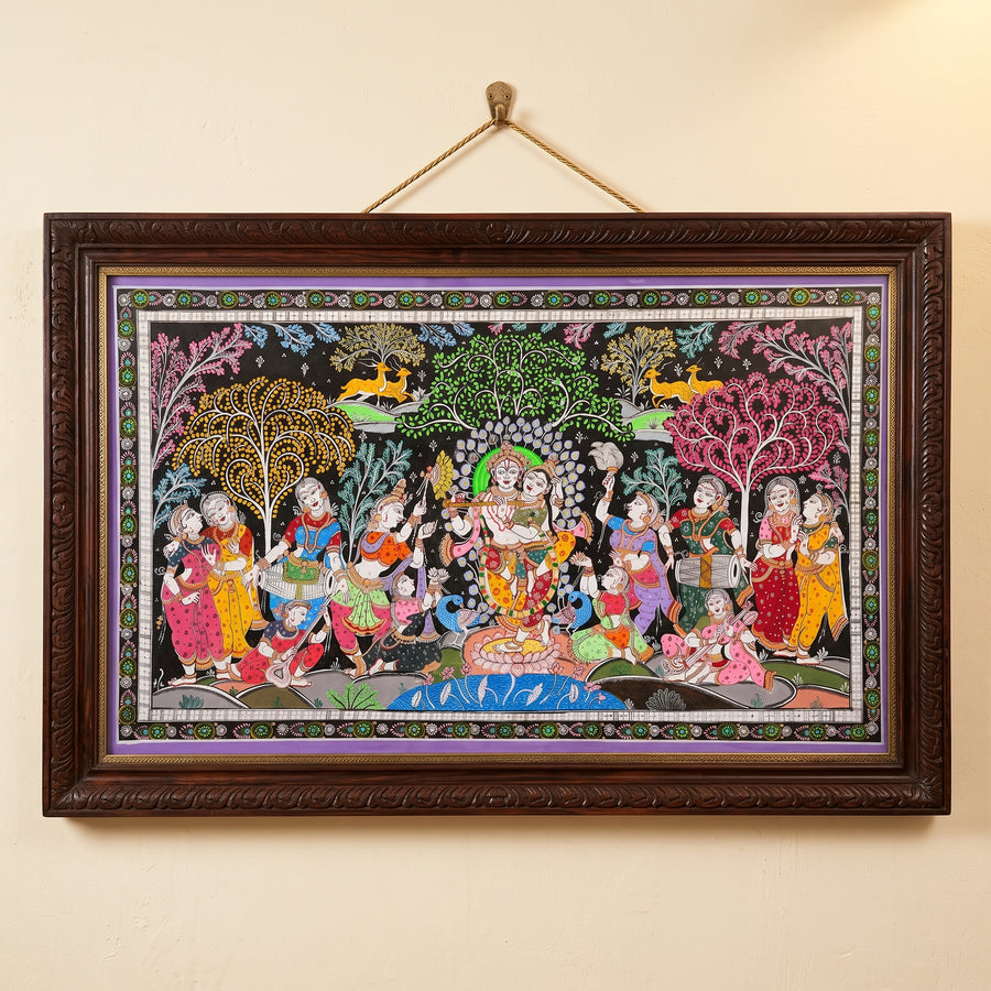 Ras Leela – Pattachitra Painting