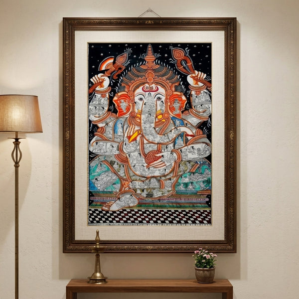 Panchamukhi Ganesha – Pattachitra Painting