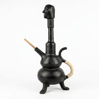 Longpi Black Clay Hookah – Handmade Traditional Art