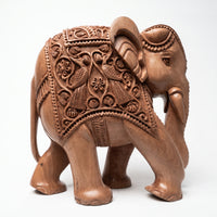 Majestic Elephant – Wooden Handcarved Sculpture
