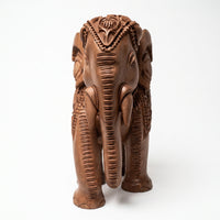 Majestic Elephant – Wooden Handcarved Sculpture