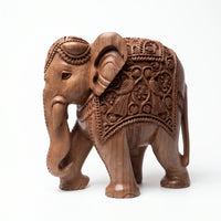 Majestic Elephant – Wooden Handcarved Sculpture