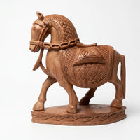 The Majestic Wooden Horse – Wooden Sculpture