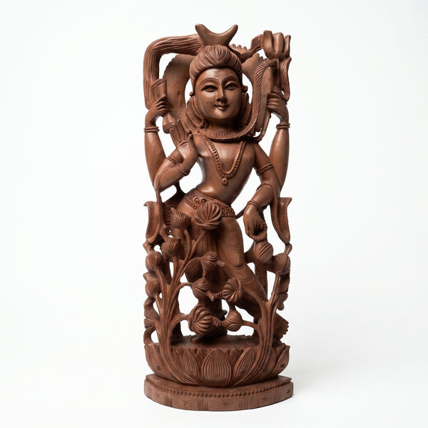 Divine Lord Shiva – Wooden Sculpture