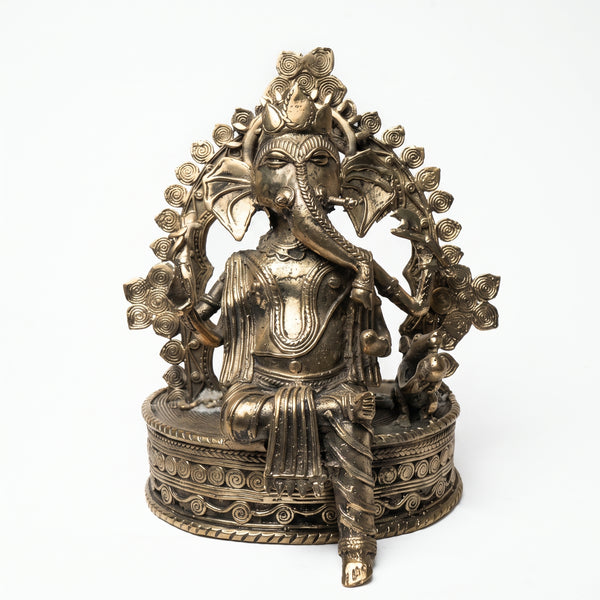 Divine Lord Ganesha – Dhokra Metal Art