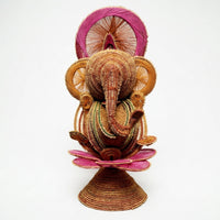 Handmade Dhaana Craft Ganesha Idol – Paddy Craft