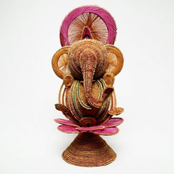 Handmade Dhaana Craft Ganesha Idol – Paddy Craft