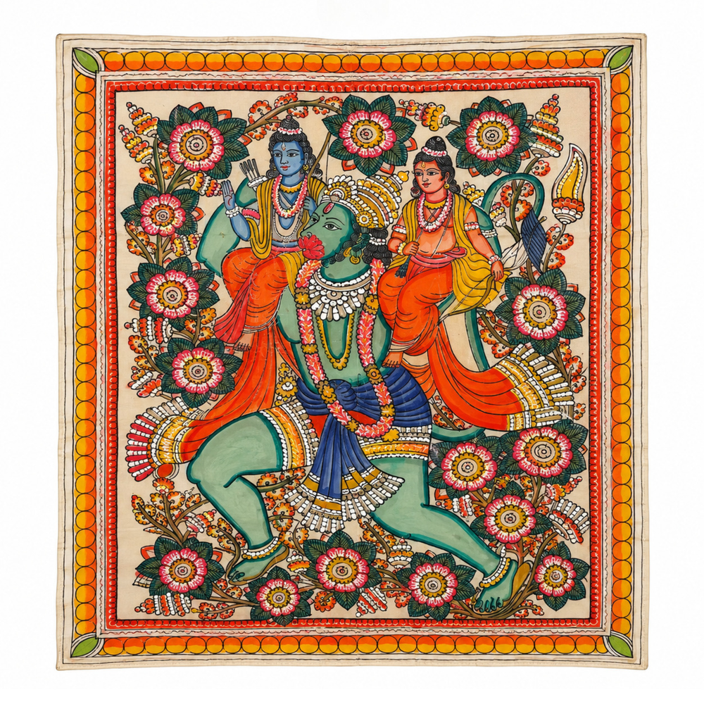 Rama, Lakshman & Hanuman – Tholu Bommalata Leather Craft
