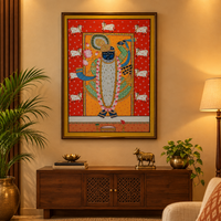 Shrinathji with Sacred Cows(ii) – Pichwai Painting