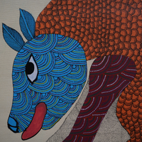 Bull and Tree – Canvas Painting