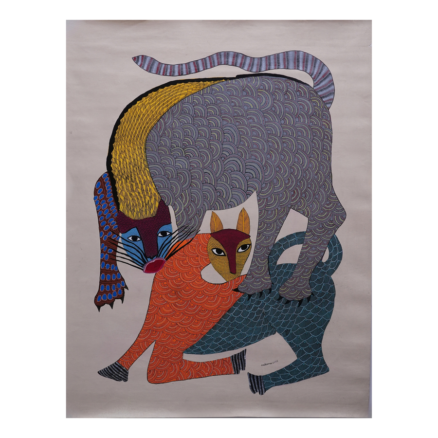 Guardian Creatures – Canvas Painting
