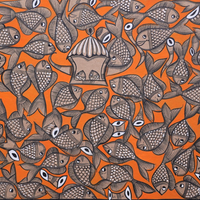 Fish Marriage – Kalighat Painting
