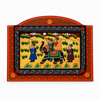 Royal Elephant Key Hook – Rajasthani Miniature Painting