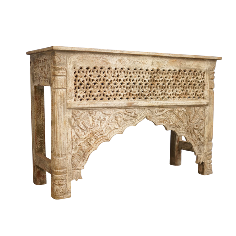 Carved Console Table – Wooden Furniture