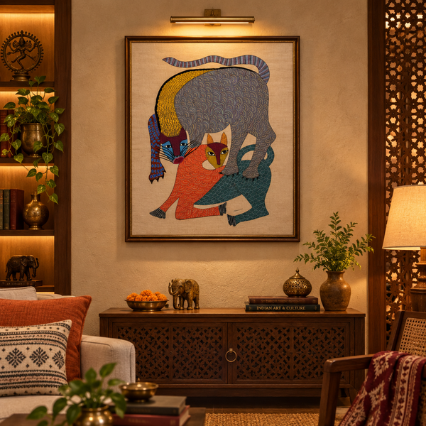 Guardian Creatures – Canvas Painting