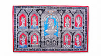 Radha Krishna with Dashavatara – Pattachitra Painting