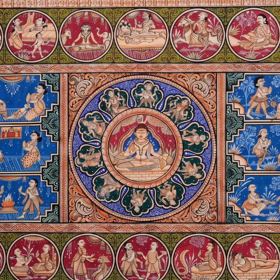 Ashta Vinayak – Pattachitra Painting