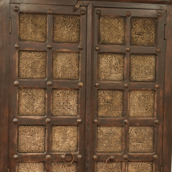 Antique Jali Panel Cabinet - Wooden Furniture - view 2, handmade wooden furniture from India