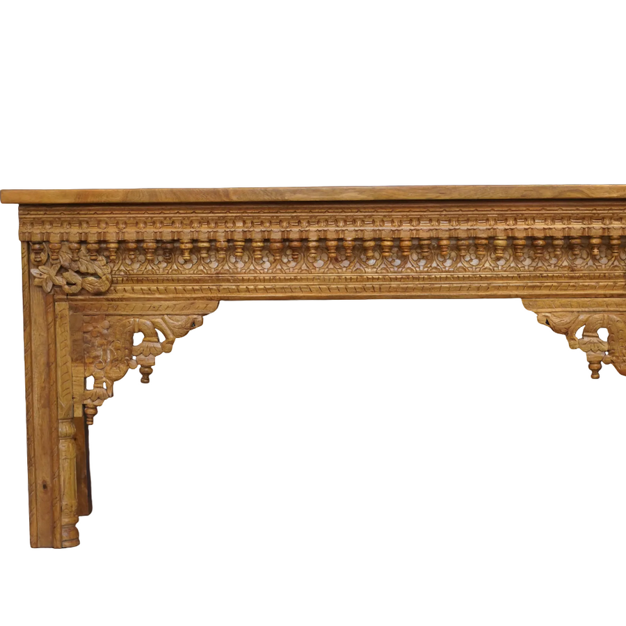 Antique-Style Console Table - Wooden Furniture - view 2, handmade wooden furniture from India