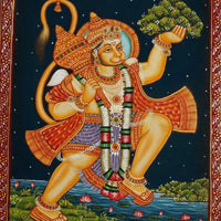 Lord Hanuman – Rajasthani Miniature Painting