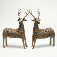 Dhokra Deer Pair (Set of 2) – Dhokra Metal Art