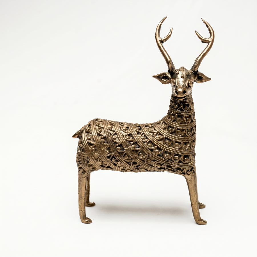 Dhokra Deer Pair (Set of 2) – Dhokra Metal Art