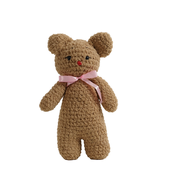 Crochet Teddy Bear – Brown Handmade Art
