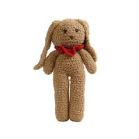 Long-Eared Bunny – Brown Handmade Art