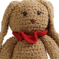 Long-Eared Bunny – Brown Handmade Art