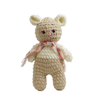 Crochet Cozy Bunny – Pink Scarf Handmade Art