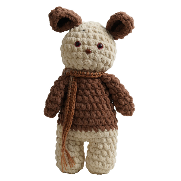 Crochet Bear – Brown Handmade Art