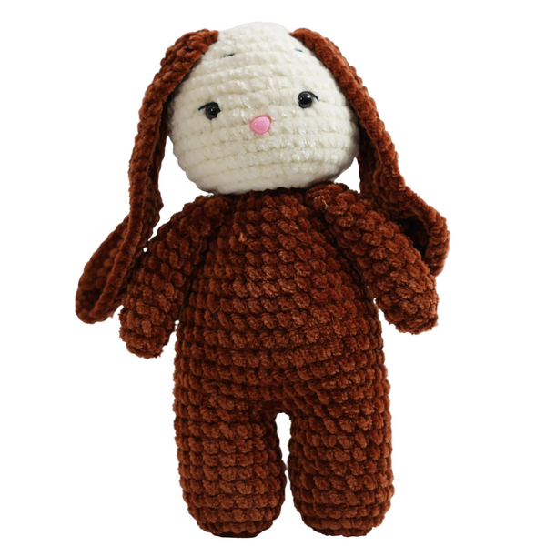 Crochet Bunny – Brown Handmade Art
