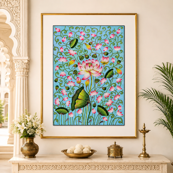 Kamal Vatika – Pichwai Painting