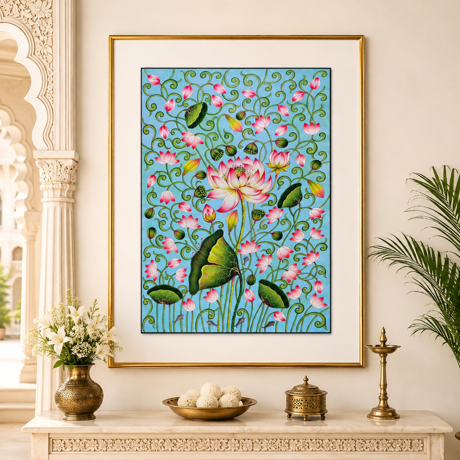 Kamal Vatika – Pichwai Painting